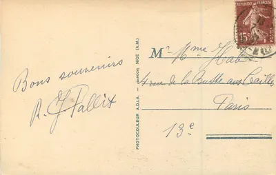 Sospel (A.M.) — O Velho Ponte e as Montanhas da Itália. — Fotocor A.D.I.A. — Verso