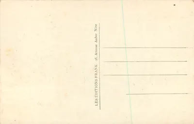Juan-les-Pins — Widok z Garoupe — Wydawnictwo Frank, Nice — Rewers