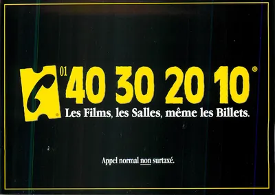 AlloCiné — Serviço de informação e reserva de ingressos de cinema — editor AlloCiné, n° de série CARTCOM.43.79.53.57