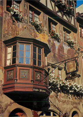 Stein am Rhein — Stein am Rathausplatz — Verlag A. Kiener, Schwanden GL