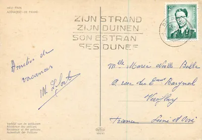 Méli-Park — Adinkerke-De Panne — Krüger 994/41 — Verso