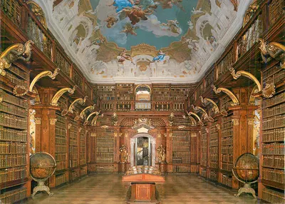 Biblioteca de Stift Melk — Viena — Foto Baumgartner Graz