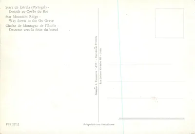 Serra da Estrela (Portugalia) — Descida ao Covão do Boi — LOTY, seria PSE 227/2 — Rewers
