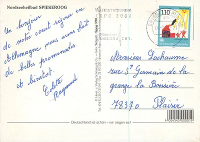 Insel Spiekeroog — Kurort nad Morzem Północnym — Herst u. Verlag Schönig & Co. — Rewers