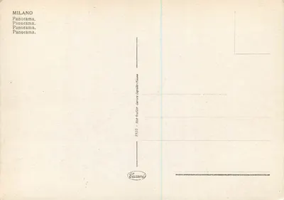 Milano — Panorama — Cecamie, nr 1935 — Rewers