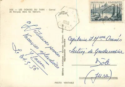 Wąwozy Tarnu — Kolumna łodzi w przesmykach — Wydawnictwo Artisques Flor — Rewers
