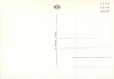 Statua św. Teresy z Dzieciątkiem — szczegół — L. Bernini, wydawca E. Richter, nr 253 — Rewers
