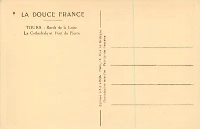 Tours — Brzegi Loary, Katedra i Most Kamieniany — Wydawnictwo Art YVON — Rewers