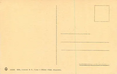 Wenus i Miłość — Obraz z Narodowego Muzeum w Neapolu — Wydawca Edit. Brunner & C., Como i Zurych — Rewers