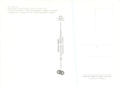 Carcassonne — Basilica di San Nazareo e San Celso, transetto e cappella — Edizioni DINO — Verso