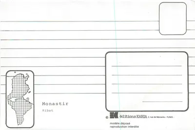 Monastir — Ribat — Edizioni KAHIYA — Verso