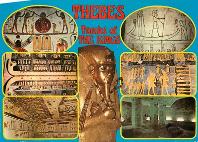 Tebas — Tumbas dos Reis — Editor A.R. Egito, n° TH 170