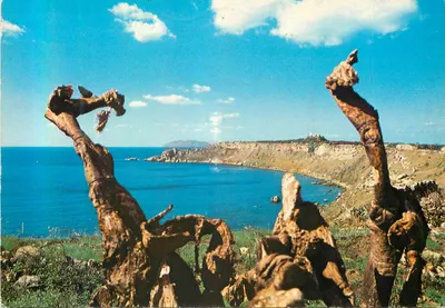 Capo Milazzo — vista do mar — Arte Photo Graphic Oresite Ragusi (Milão)