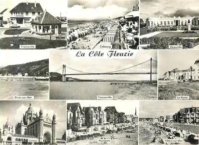 A Costa Fleurie — Vista panorâmica de estações balneares — Editor: REAL-PHOTO