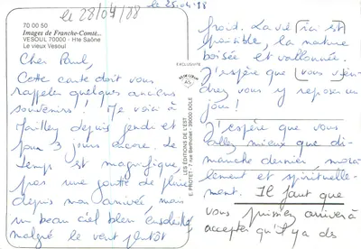 Stary Vesoul — Widoki z Franche-Comté — Wydawnictwo Wschodnie — Rewers