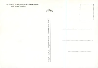 Bise — Lago de Fontaine — Alta Saboia — Verso