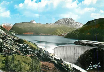 O dique de Bellevarde — Tignes — Edições Fotográficas JANSOL