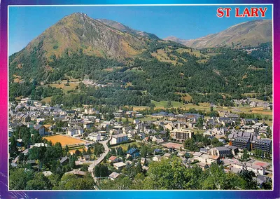 St Lary — vista aérea — A. Doucet, Lourdes