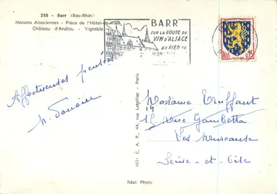 Barr — Widok panoramiczny — C.A.P. (wydawca) — Rewers