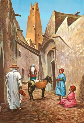 Ruela típica do M'zab — Tlemcen — Editor BAKHTI, n°16