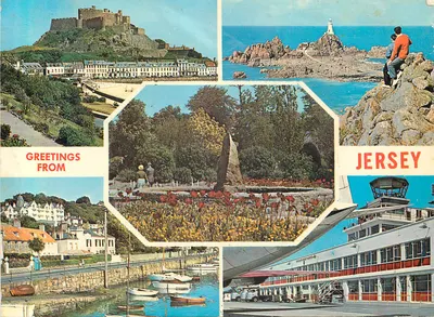 Jersey — Castelo de Mont Orgueil e Porto de Gorey, Farol de La Corbière, Parque Howard Davis, Porto de St. Aubin’s, Aeroporto dos Estados de Jersey