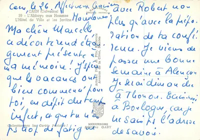 Abbaye aux Hommes — Caen (Calvados) — Wydawnictwo Gaby — Rewers