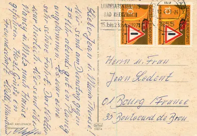 Jardim Oranienpark — Bad Kreuznach — editor Krüger & Co. Frankfurter Adicks-Allee 49 — Verso