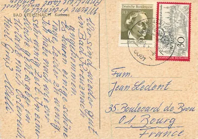 Hôtel Kurhaus — Bad Kreuznach — éditeur non visible — Verso