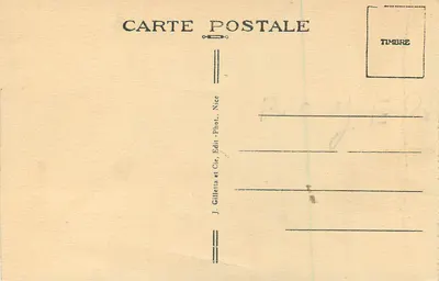Touet-sur-Var i dolina Varu (A.-M.) — J. Gilletta et Cie, Nice — Rewers