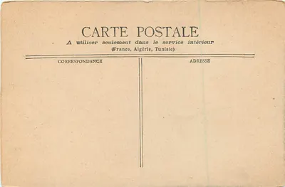 Kust van de Azuurzee — Villefranche-sur-Mer — uitgever Starck, Parijs — Achterkant