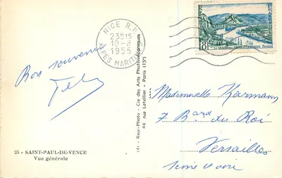 Saint-Paul-de-Vence — Ogólny widok — Cap — Rewers