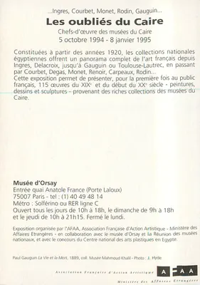 Dois nus — Paul Gauguin, 1889 — Museu d'Orsay — Verso
