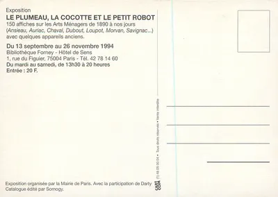 Le Plumeau, La Cocotte & le Petit Robot... — Exhibition on Domestic Arts — published by Somogy — Back