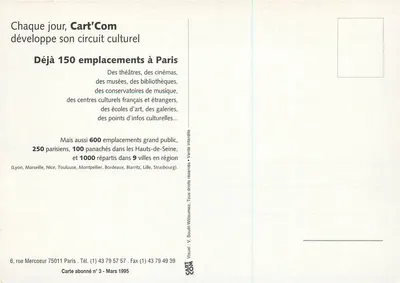 Tuin van gekleurde rozen — Cart'Com — n°3 — Achterkant