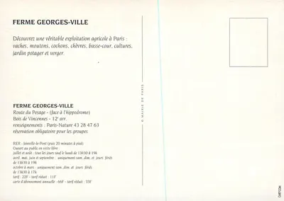 Boerderij Georges-Ville — Parijs — Stad Parijs — Achterkant