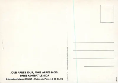 Eu amo os homens — Mairie de Paris — Ben — Verso