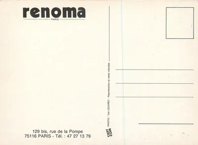 Twee personen in een binnenruimte — bovenaanzicht — renoma PARIS — Achterkant