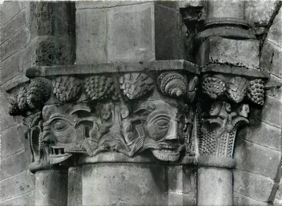 Sion - Catedral Nossa Senhora de Valère, capitel romano — Marcel Rouge, Lausanne, n°8