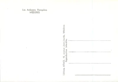 Mézières — Souvenir — Wydawnictwo ATMO — Rewers