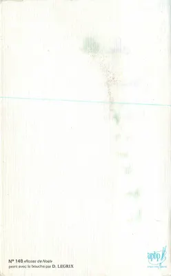 Bouquet de fleurs — peinture à l'huile — D. Legrix, n°148 — Rewers