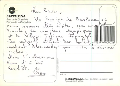 Park Ciutadella — Barcelona — Wydawnictwo A.M. — Rewers