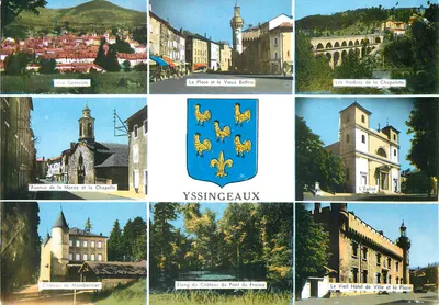 Yssingeaux — vista geral e principais locais — Éditions Artaud & Cie, Nantes