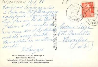 Il Castello di Mauvezin — Capvern-les-Bains — editore APA — Verso