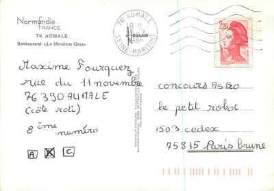 Cigogne — Widok budynków z cokołem — Wydawnictwo Cigogne — Rewers