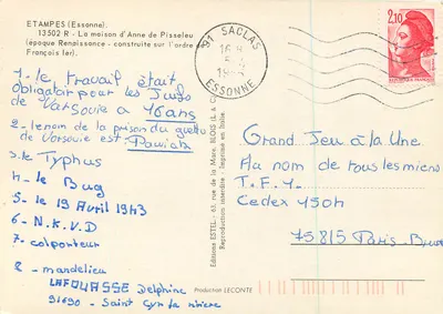 Étampes — La casa de Anne de Pisseleu — Editorial Ertal — Reverso