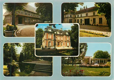Castelo e jardins de Louvres — Centro de Formação S.N.C.F. — Impressor Cliché Frédéric MAURY