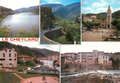 Le Cheylard — vista panorâmica — Edições Céllard by Spadem