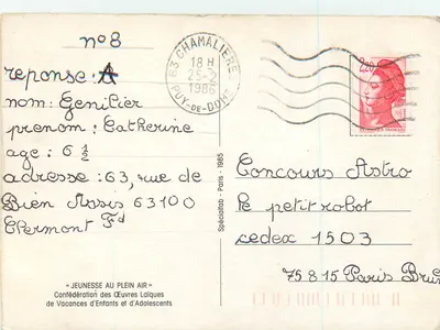 Juventude ao ar livre — Concurso Astrio — n°8 — V. Morvan & L. Kauper — Verso
