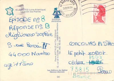 Giardino delle Piante — Nantes — Episodio n°8 — Colori Naturali — Verso