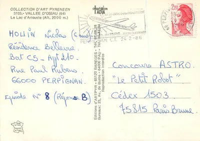 Lago de Artouste — Vale de Ossau (64) — Edições d'ARTPYR — Verso